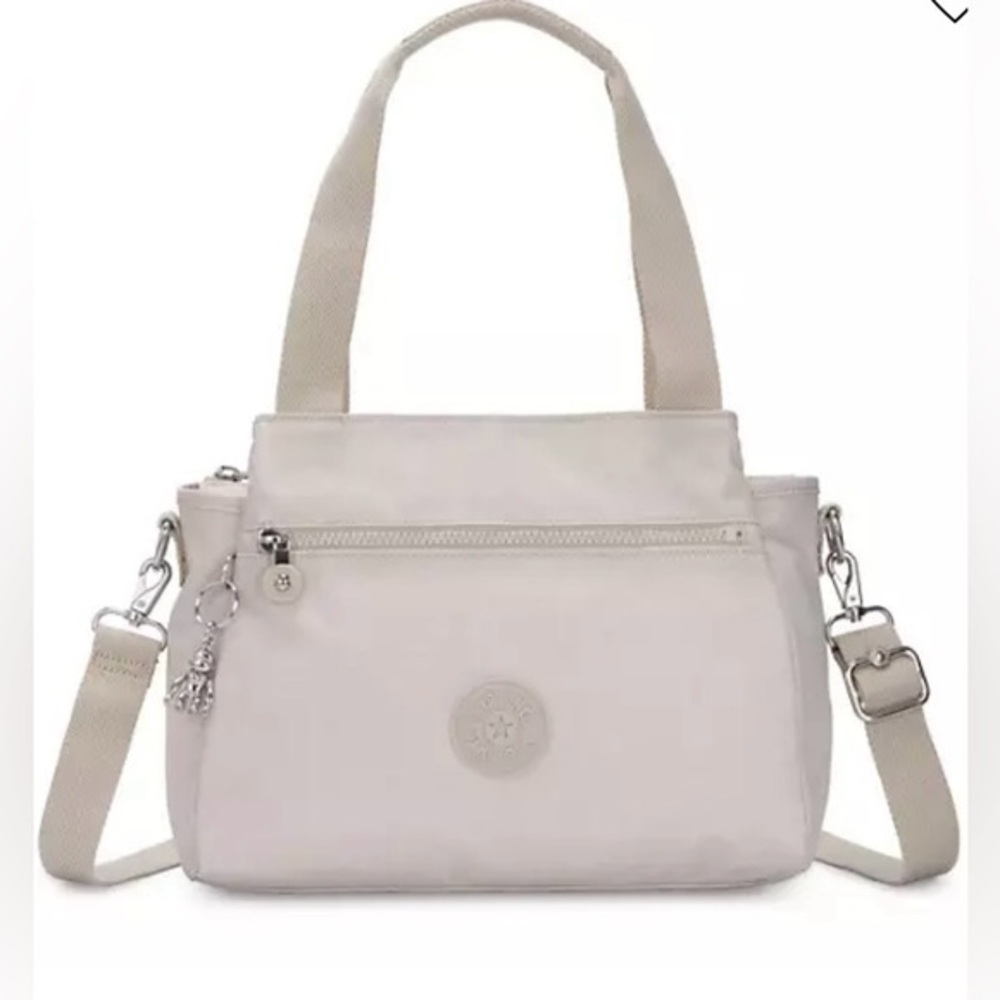 Kipling Elysia Crossbody Handbag Silver Gray